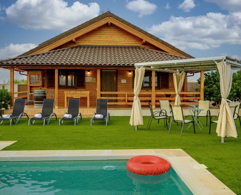 Casa rural Madera cerca Toledo con piscina cerca Puy du Fou