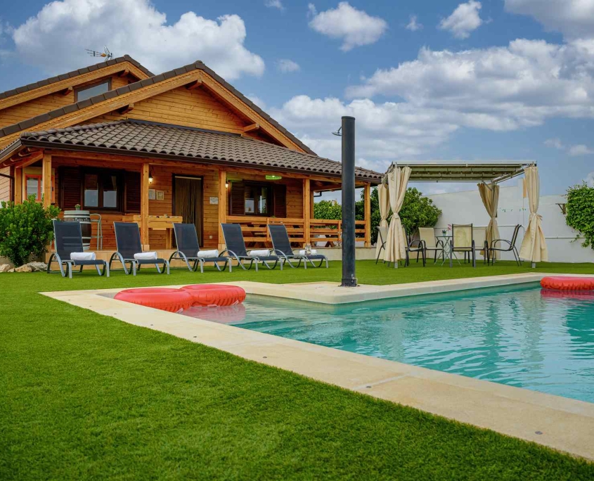 Casa rural Madera cerca Toledo con piscina cerca Puy du Fou