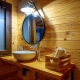 MADERA Y MIEL-0056 Baño casa rural madera tipo Bungalow
